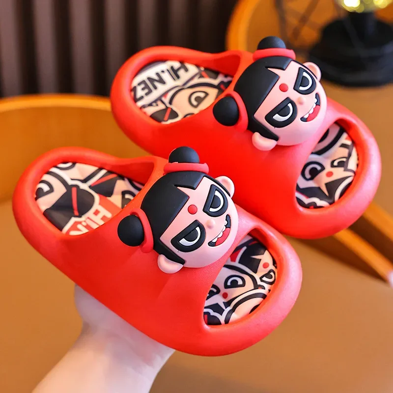 

Fashion Nezha Slippers Home Anti Slippers Beach Shoes Bathroom Slippers Boys Girls Walking Shoes KIDS Shoes Sandals