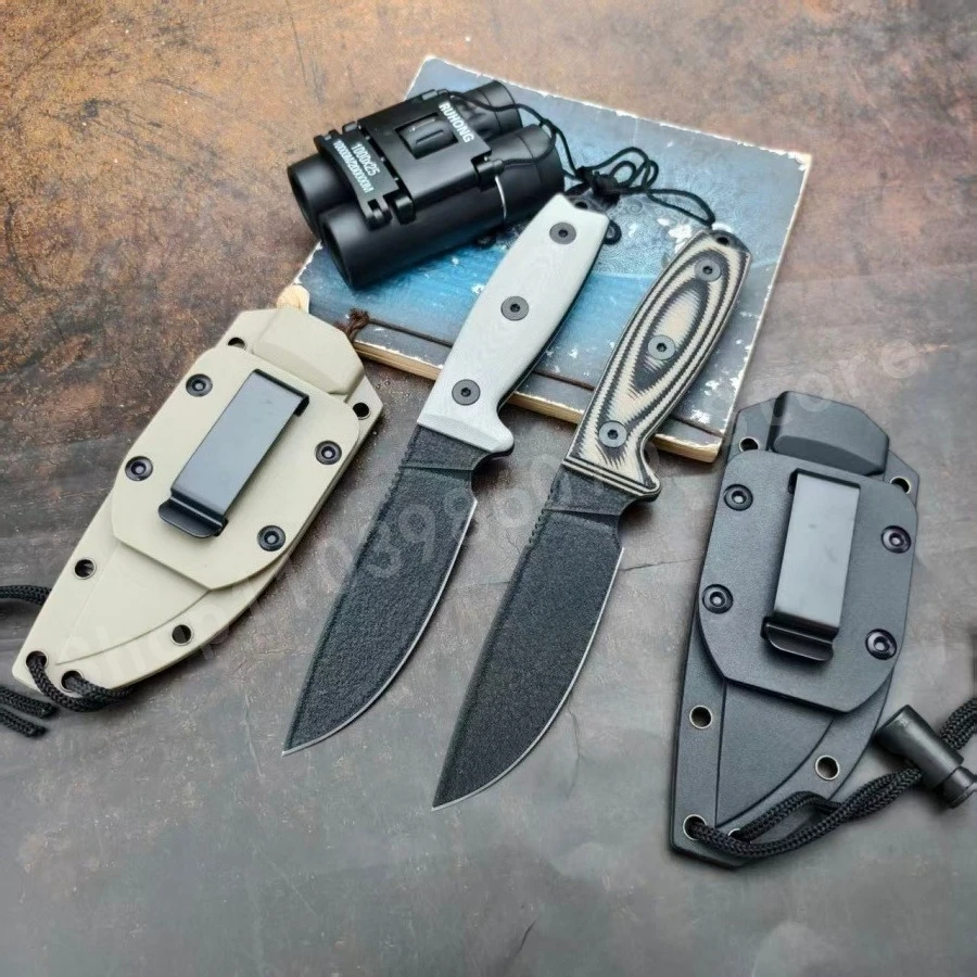 

ES-4 Fixed Blade Knife with D2 Steel Blade and G10 Handle Outdoor Portable Climbing and Rescue Tool for Multiple Uses