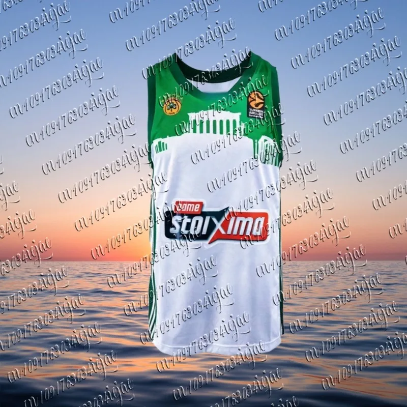 تي شيرت جيرسي للتدريب على المنتخب الوطني لكرة السلة الأوروبي لصيف 2026 للجنسين ملابس مروحة للأطفال والكبار #1
