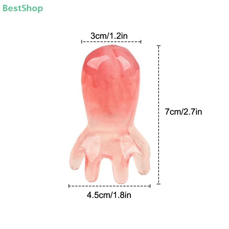 Picture 7: ★★★2Pcs Octopus Massage Comb Head Massager Portable Scalp Meridian Sparse