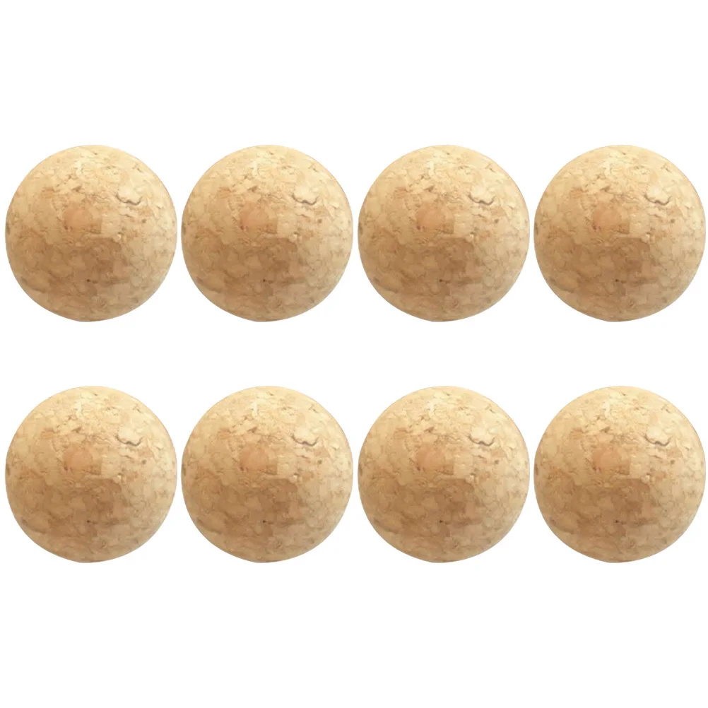 

8 шт. деревянные футбольные настольные мячи, легкие компактные сменные мячи для игровых магазинов, декор в торговом центре, портативный деревянный шар