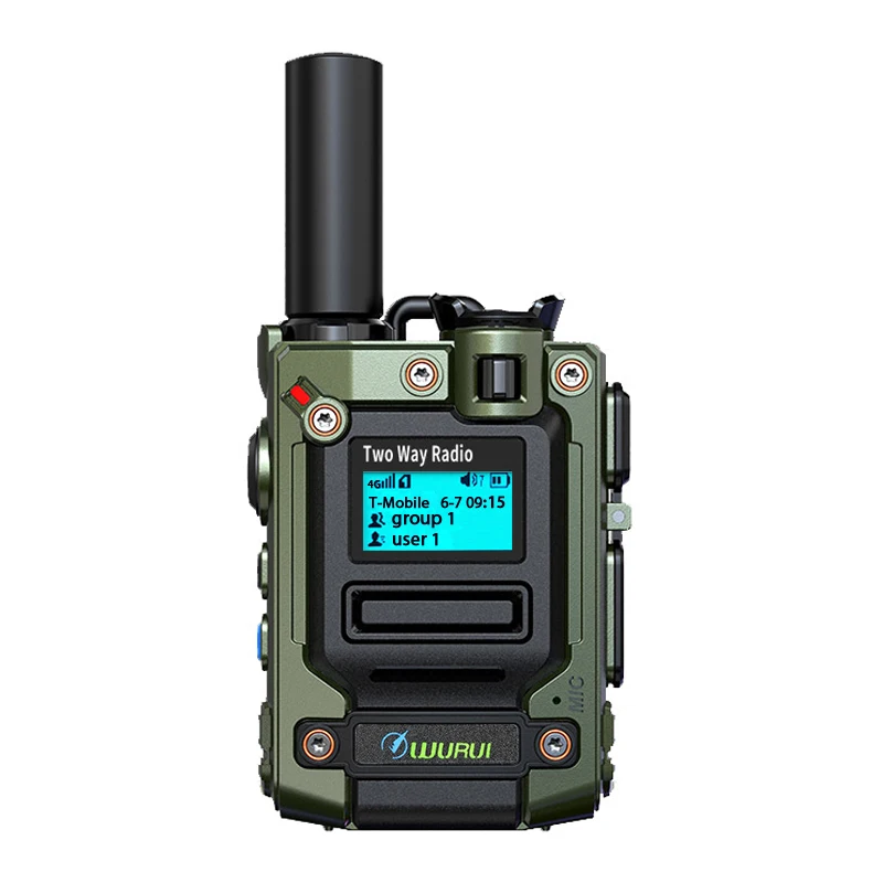 Wurui K300 Military global-ptt（no fee） POC walkie talkie 4G long range radios Two way radio Phone Police Global intercom