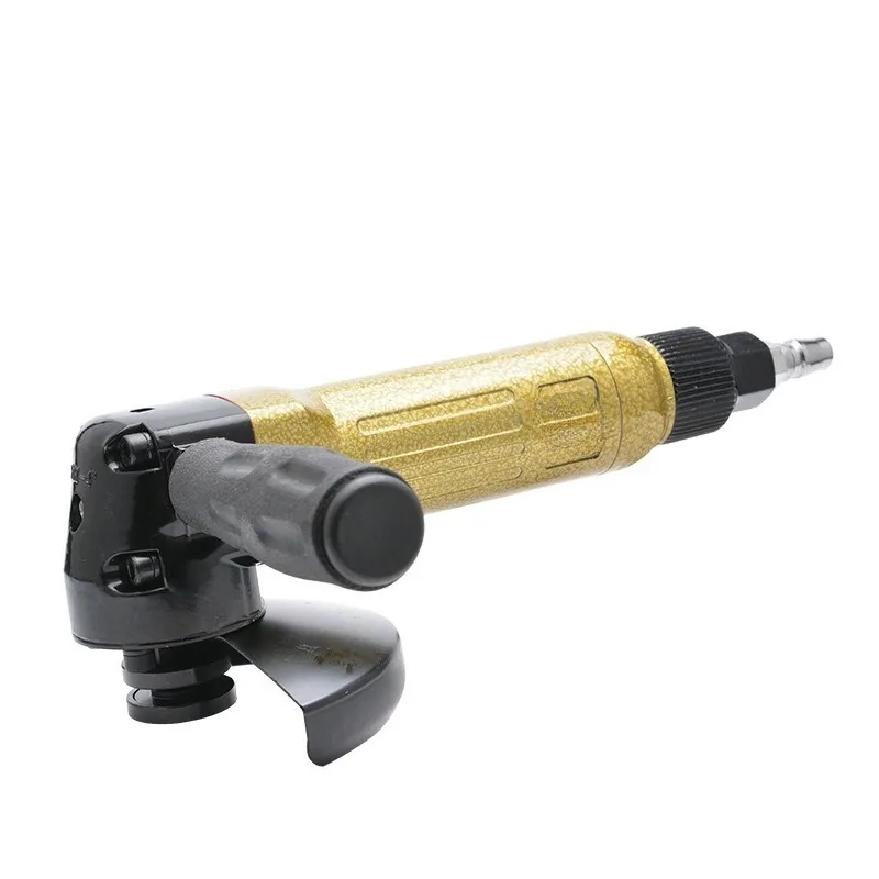 BD‑0100 Pneumatic Angle Grinder Press Lever Type Air Powered Polishing Sander For Metal Surface Grinding Deburring