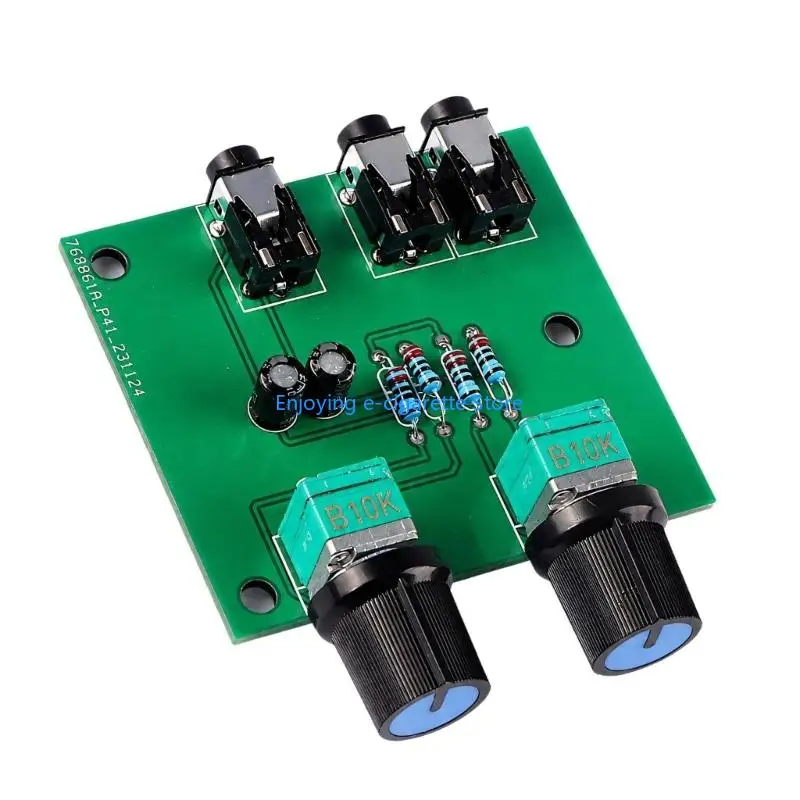 Passive Source Blending Board mit 3,5 mm Löchern, Audios Mixer Board Combiner Modul für zwei Tonsignale und einen Ausgang in – Detail 7