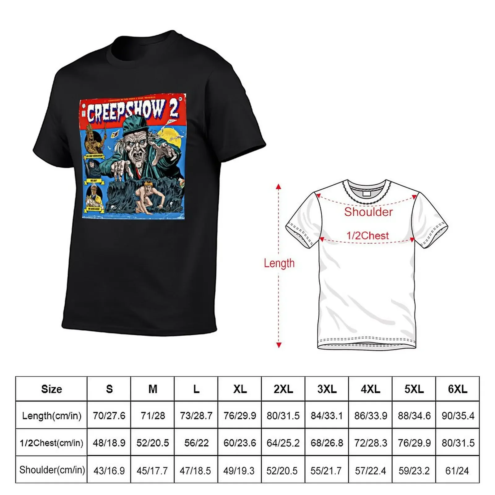 Creepshow เสื้อยืด2ตัวสำหรับแฟนกีฬาเสื้อยืดน้ำหนักเบา