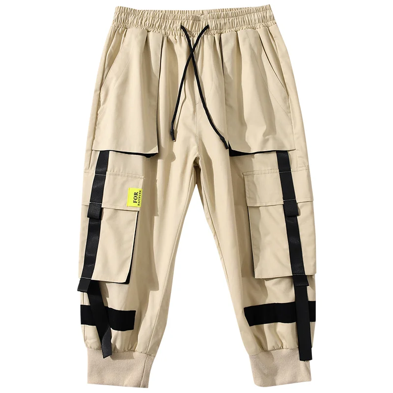 Ice Silk Men's Summer Loose Cuffed Trendy Sports Sweatpants Straight Leg Wide Leg Pants Casual Straight Leg Pants