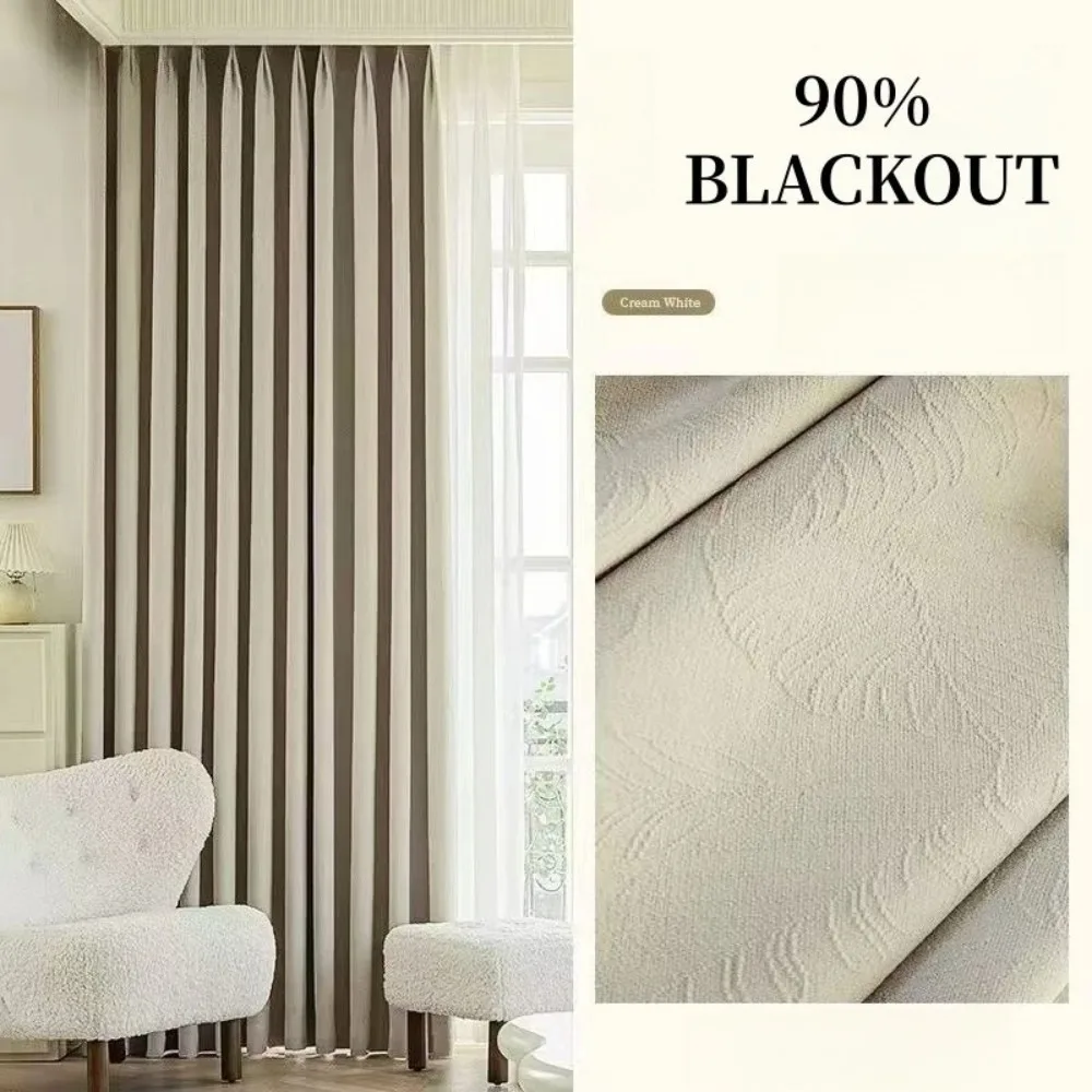 

Сплошные цветные плотные шторы на заказ, 90% плотные плотные шторы для спальни, гостиной, толстые затеняющие изоляционные шторы