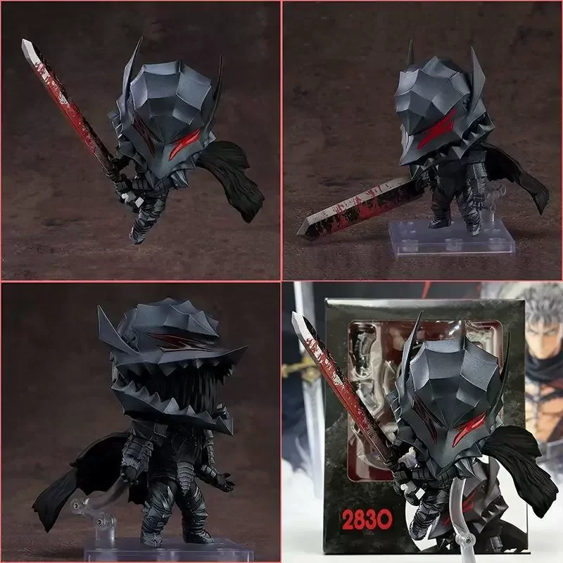 Q Version Clay Man 2830 Berserk Guts Berserker Armor Action Figures Anime Games Periphery Gift Pc Case Desktop Ornament Model
