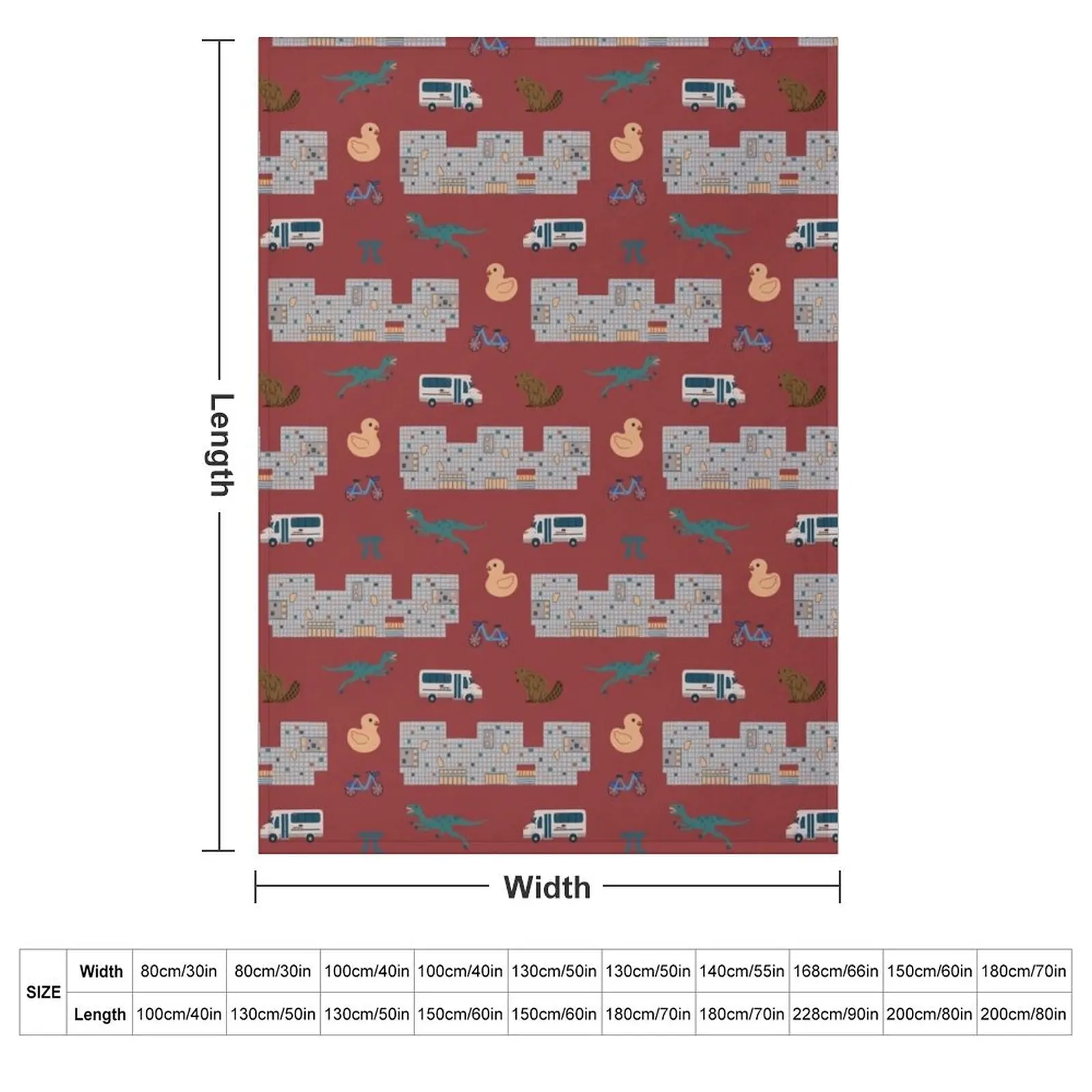 MIT Simmons Dorm Imagery Throw Blanket Picnic Plaid bed plaid Moving Blankets