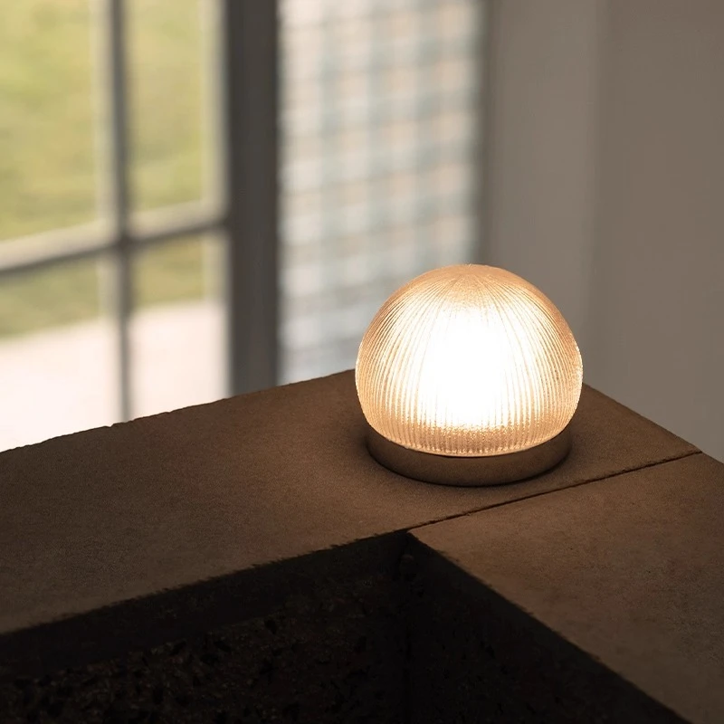 Bedside round entrance background wall ambient light