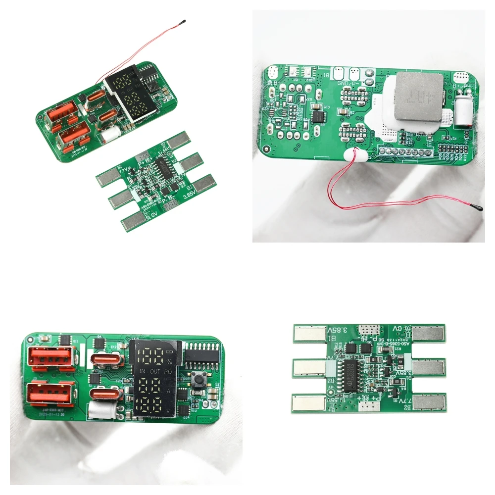 

PD45W Bidirectional Fast Charging Module DIY Mobile Power Bank Motherboard 3S Battery Protection Board DIY Type-C Dual USB