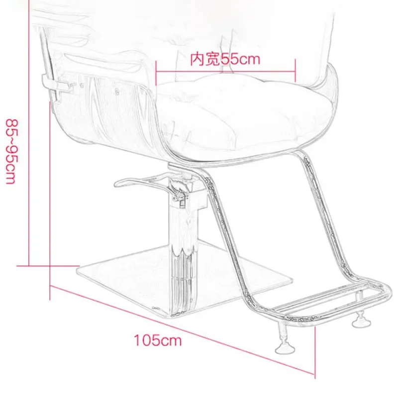Creative Aesthetic Barber Chair Modern Nordic Classic Versatile Chairs Professional Exquisite Stuhl Friseur Salon Furniture
