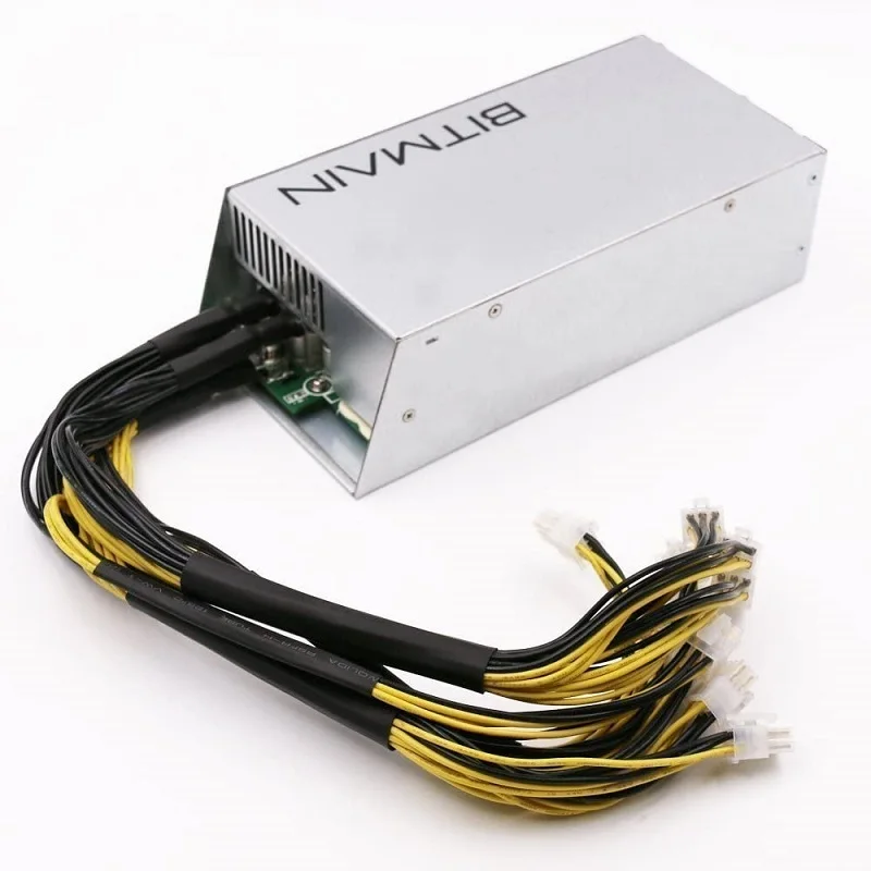 New Server PSU Bitmain Power Supply APW7 PSU 1800W 110v 220v For ASIC Miner Antminer S9 S9i S9J S9K L3 plus z11j Antminer Z15