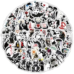 100pcs Banksy Art Graffiti Sticker DIY Creative Skateboard Cup Suitcase Computer Refrigerator Sticker