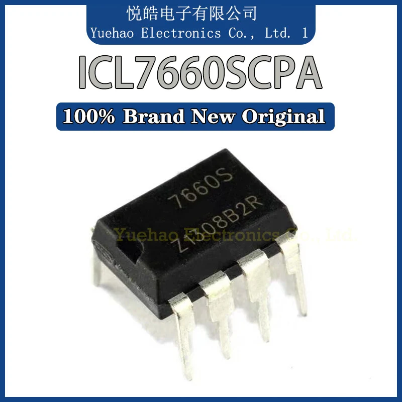 New Original ICL7660SCPA ICL7660 7660SCPA 7660 MCU DIP-8 IC Chip