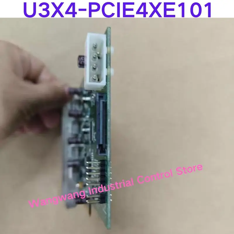 Second-hand test OK , U3X4-PCIE4XE101 Four Channel Expansion Card Industrial Camera Card