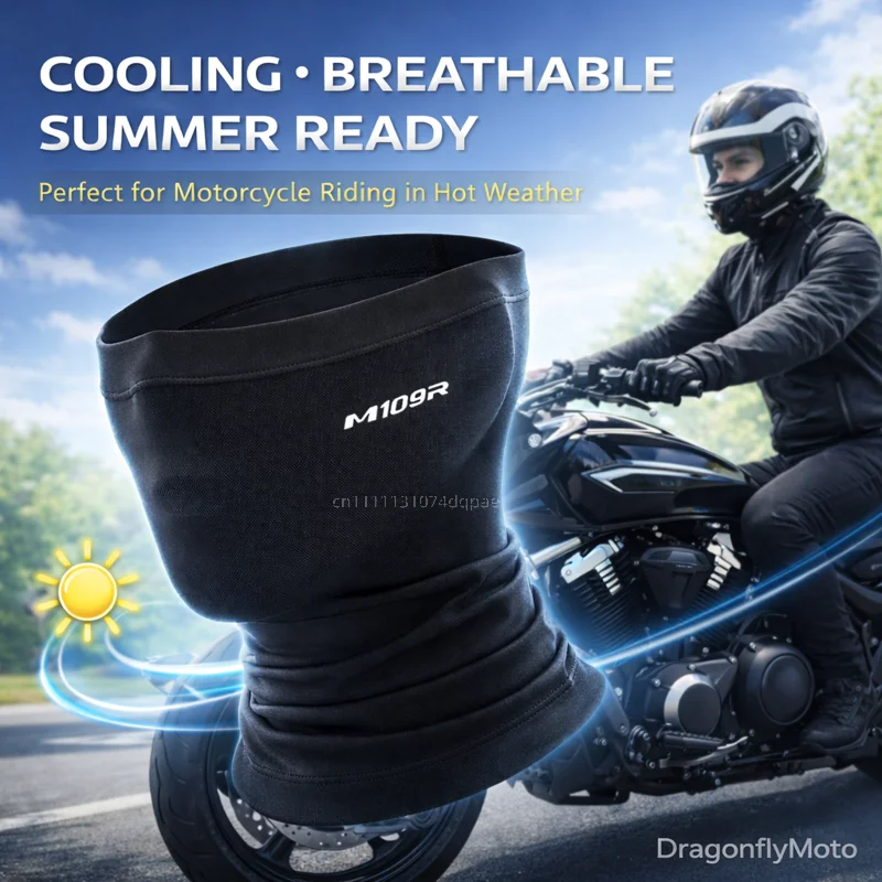 

For Suzuki Boulevard M109R 109R M109 Motorcycle Windproof Summer Cycling Face Cover Neck Tube Breathable Custom Logo