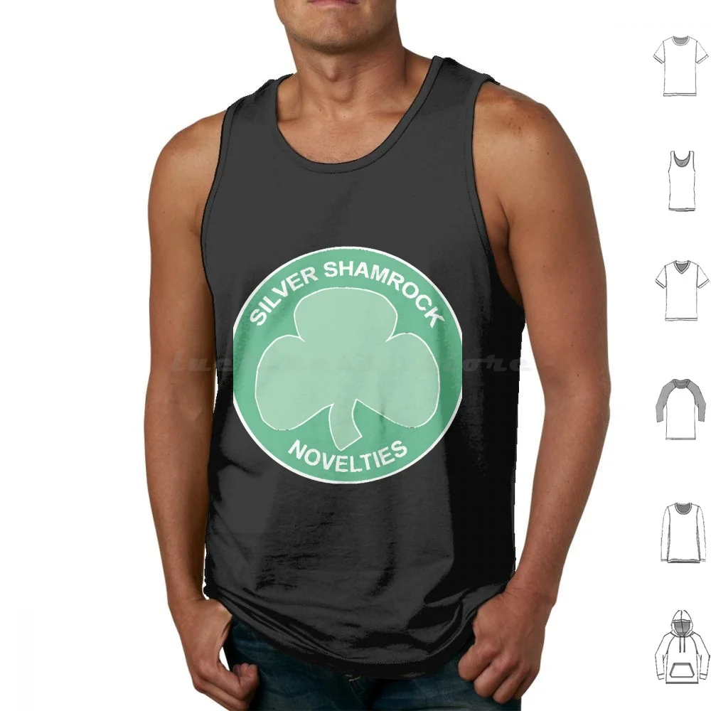 Silver Shamrock Tank Tops Vest Sleeveless Silver Shamrock Film Halloween 3 Halloween 3 Season Of The Witch Halloween