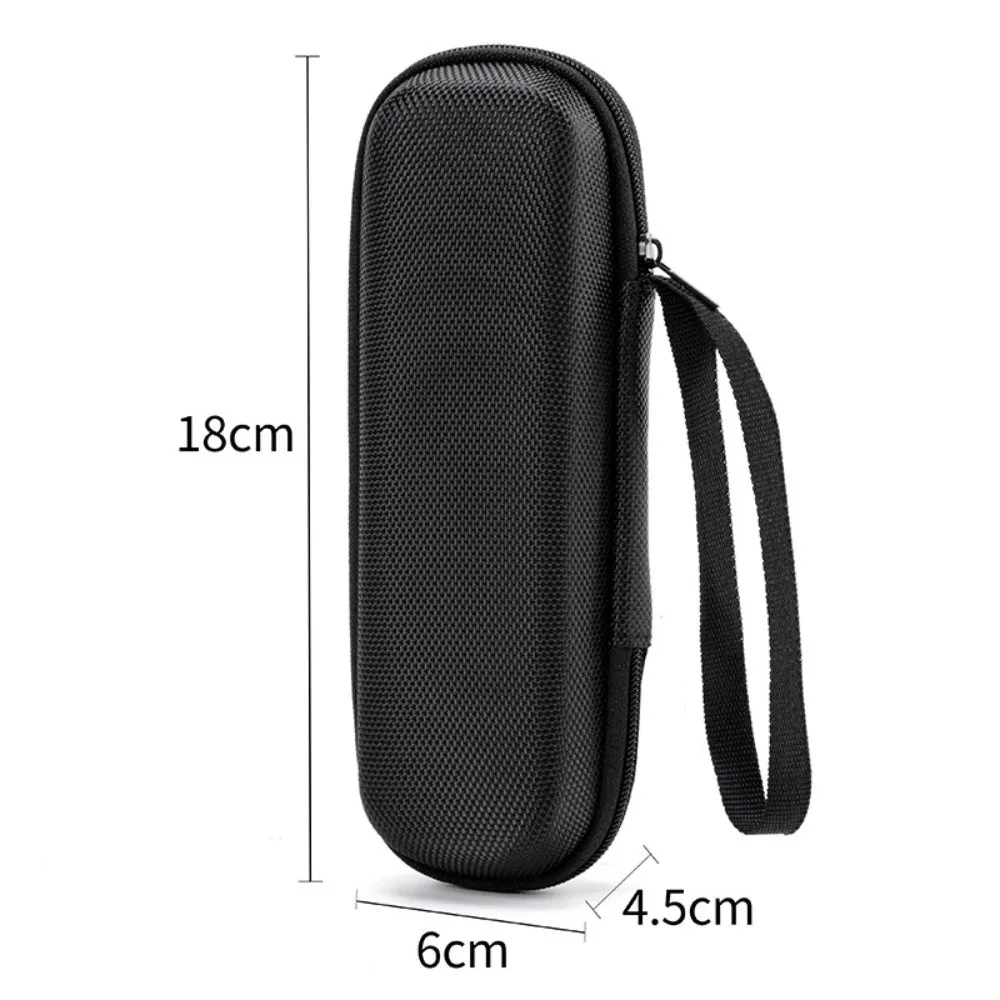 

New Hard Shell EVA Storage Box Mini Portable Zipper Earphone Case Black Protective Storage Case Digital Accessories