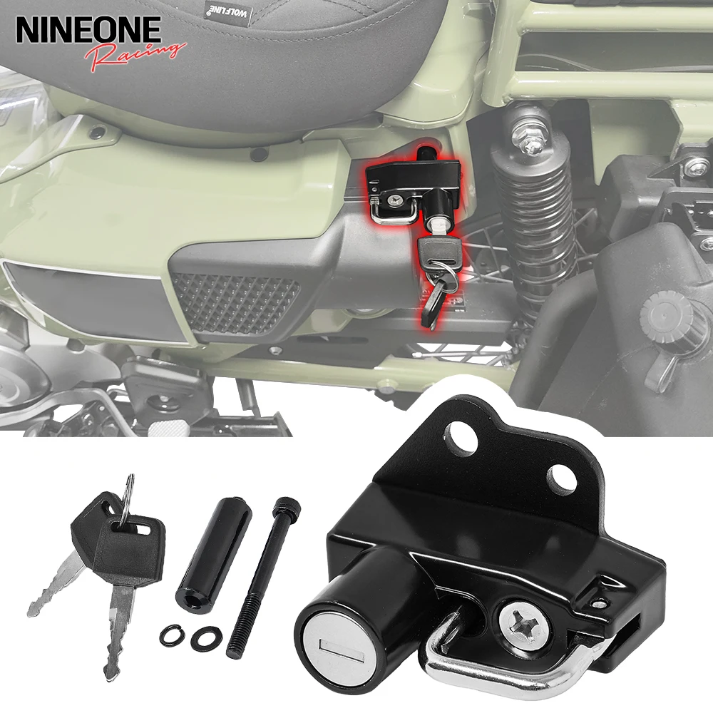 

Anti-Theft Helmet Lock For CT125 Helmet Holder Hook Compatible With Honda Hunter Cub CT 125 2019-2025 Motorcycle Accessories