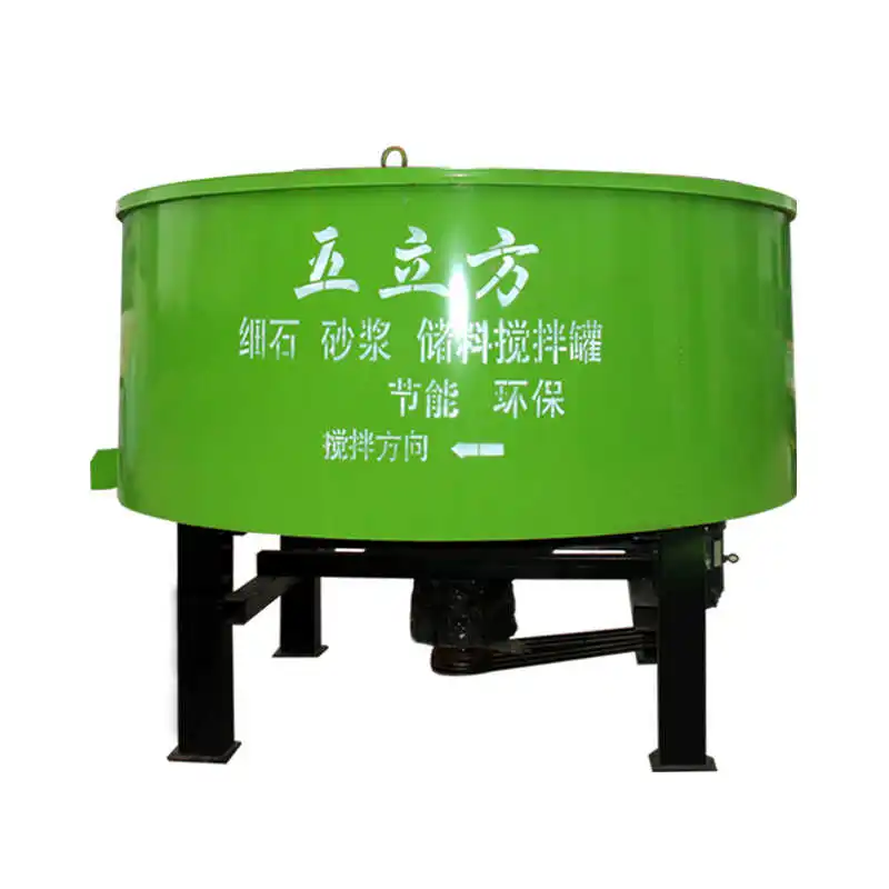 Construction site concrete storage tank 56 cubic vertical cement mortar secondary storage tank