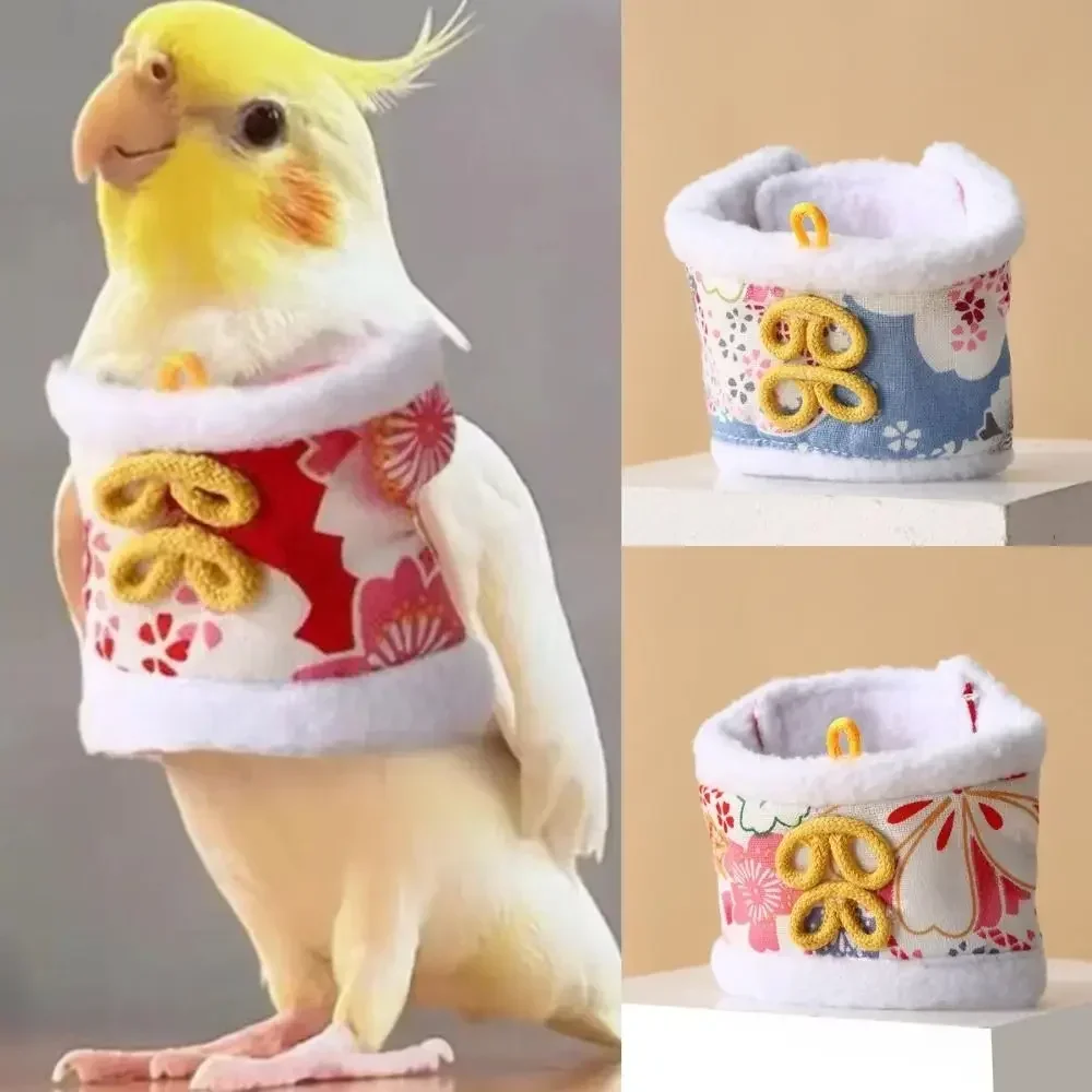 Ropa D'hiver Pour Oiseaux De Style National, Anti-morsura, Lavable, Palomas Pour Animaux De Compagnie Trempés