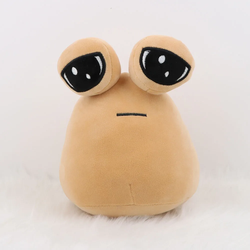 22cm My Pet Alien Pou Plush Toy Kawaii Alien Pet Doll Cute Pou Stuffed Toys Soft Pillow Plush Animal Gift Toys for Kids Girls