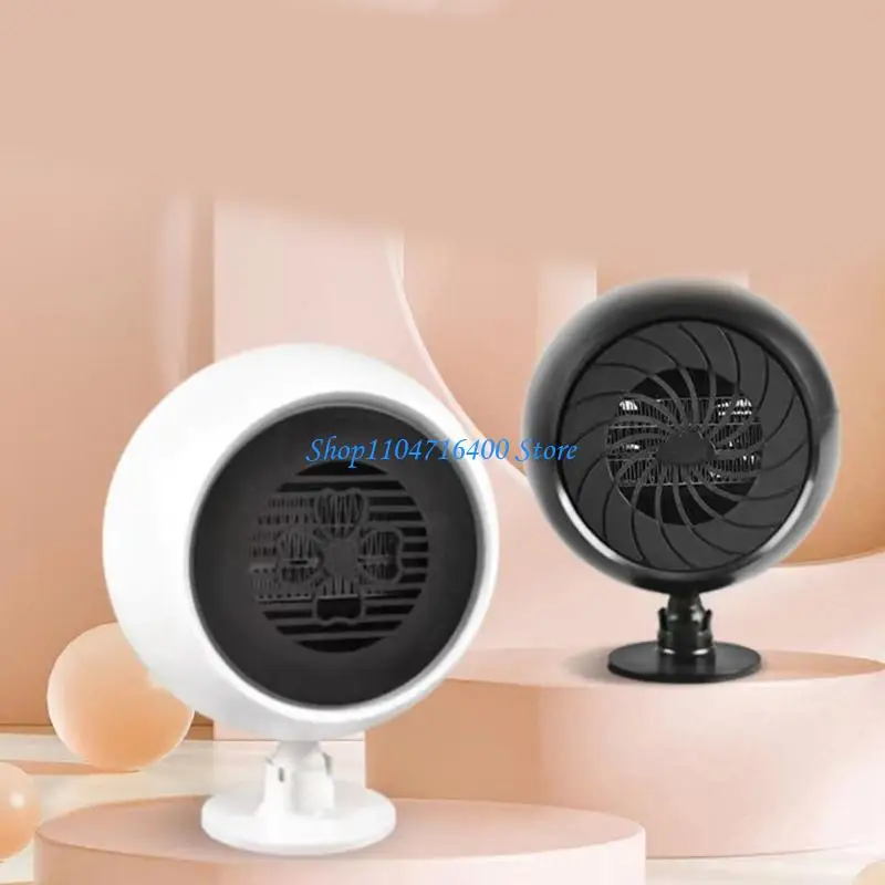 y1gd 360° Rotation Heater Fan Windshield Fast Heating Defroster 12V Auto Defogger
