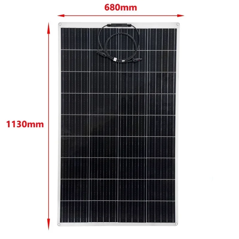 110/220V Power System 300W PET Solar Panel+150A Charge Controller+12000W 12V to 220V Inverter Emergency Power Generation Kit