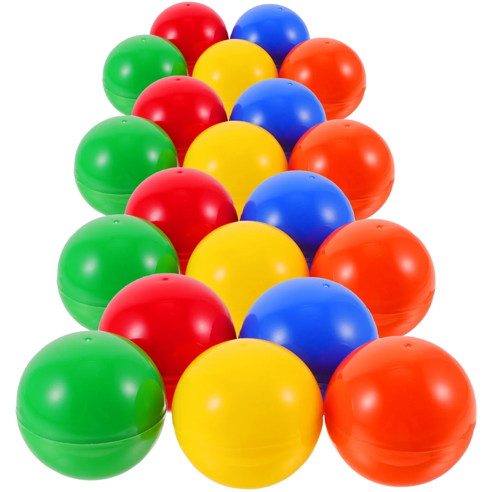 25 Pcs Lottery Ball Raffle Drawing Balls Game for Home Party Toys Crafts Props Plastic Seamless Pvc Bar Travel