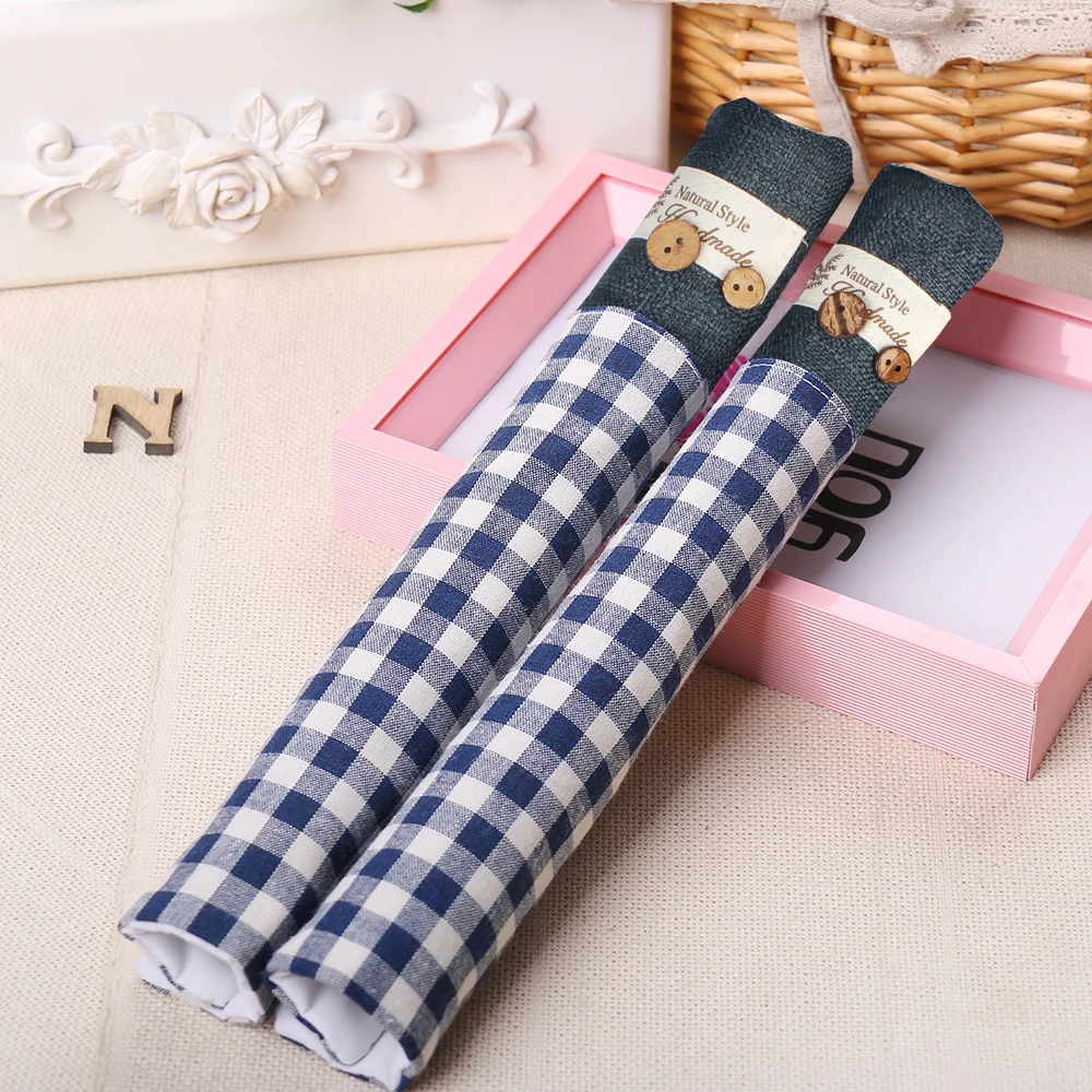 Refrigerator Door Knob Cover 1 Pair Kitchen Appliance Handles Anti Skid Protector Gloves Oven Door Handle Cover
