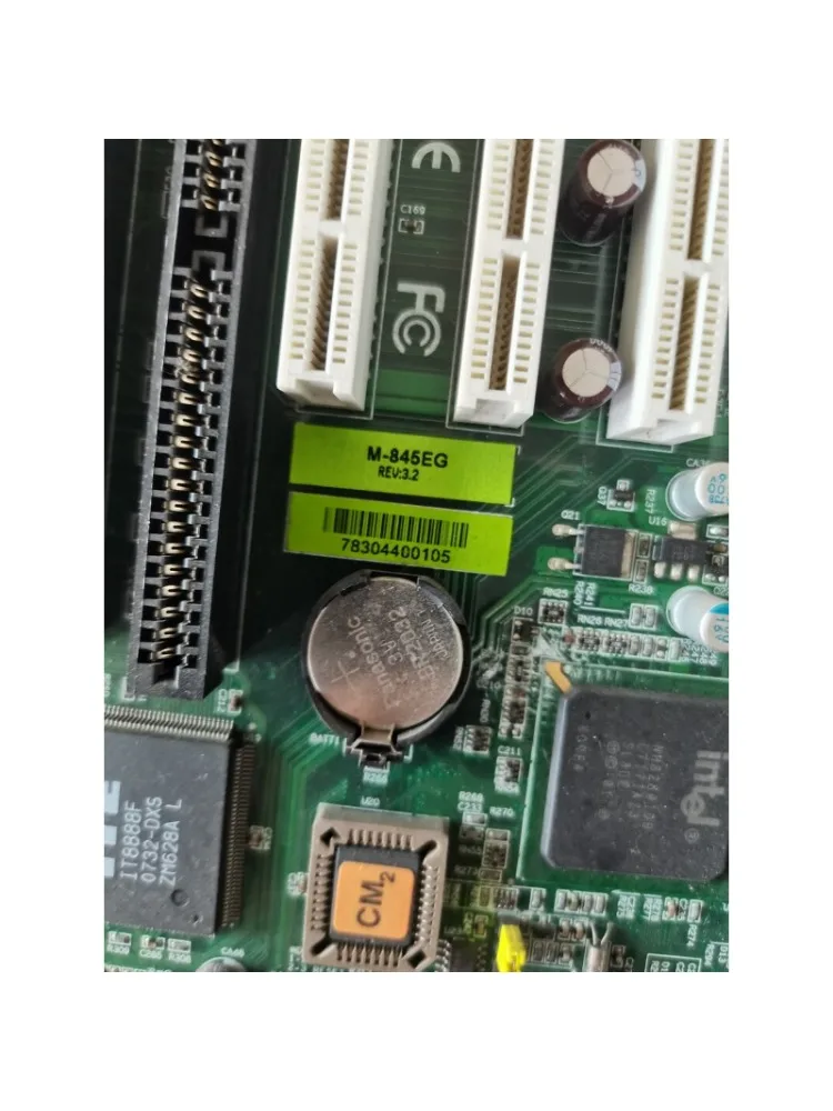 For M-845EG REV: 3.2 Industrial optoelectronic equipment main board Dual network interface card 3 ISA slots