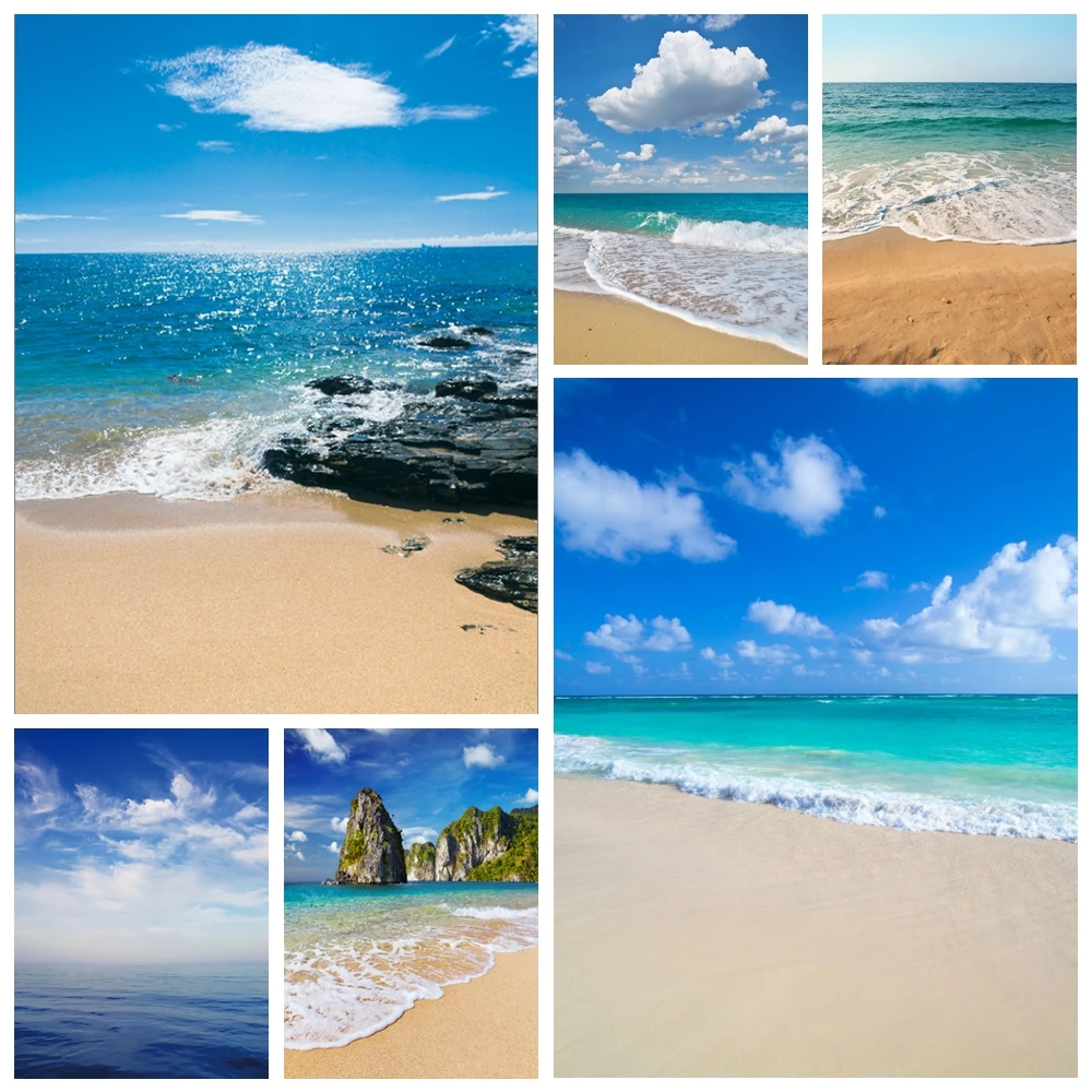 חוף ים רקע כחול מים טהורים מים כחולים שמיים כחולים לבנים ענן יום הולדת מסיבת חתונה חג