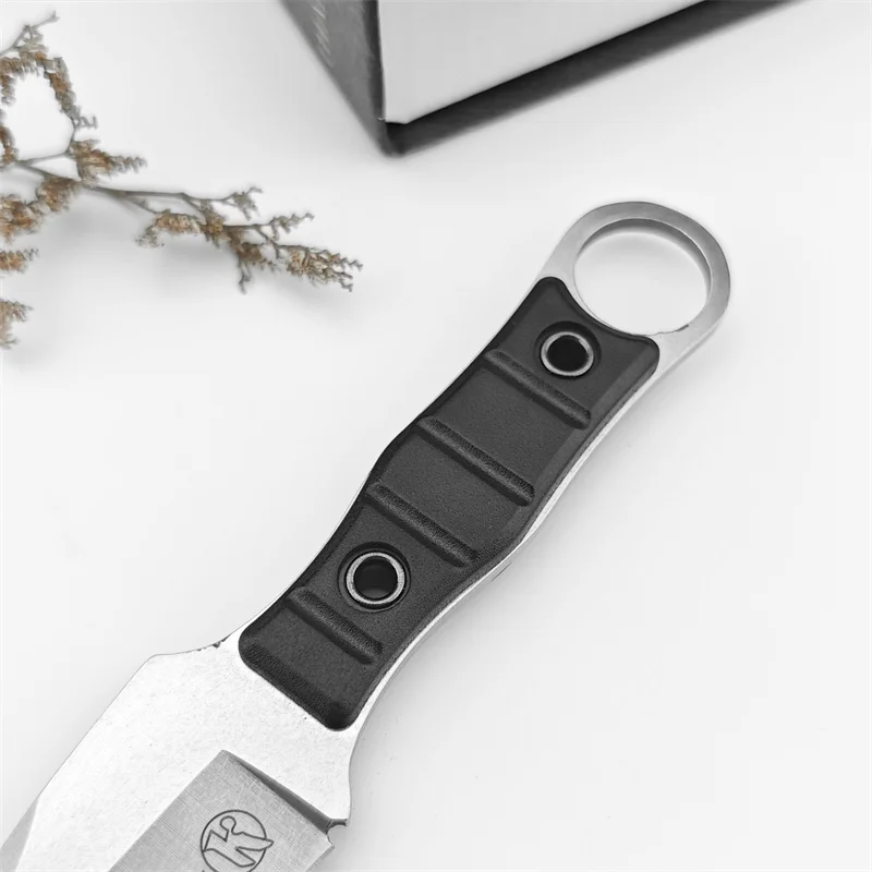 Mini Kizlyar Small straight Knife Outdoor Camping Survival Rescue Tactical pocket EDC knife nylon fiber 440C steel treatment