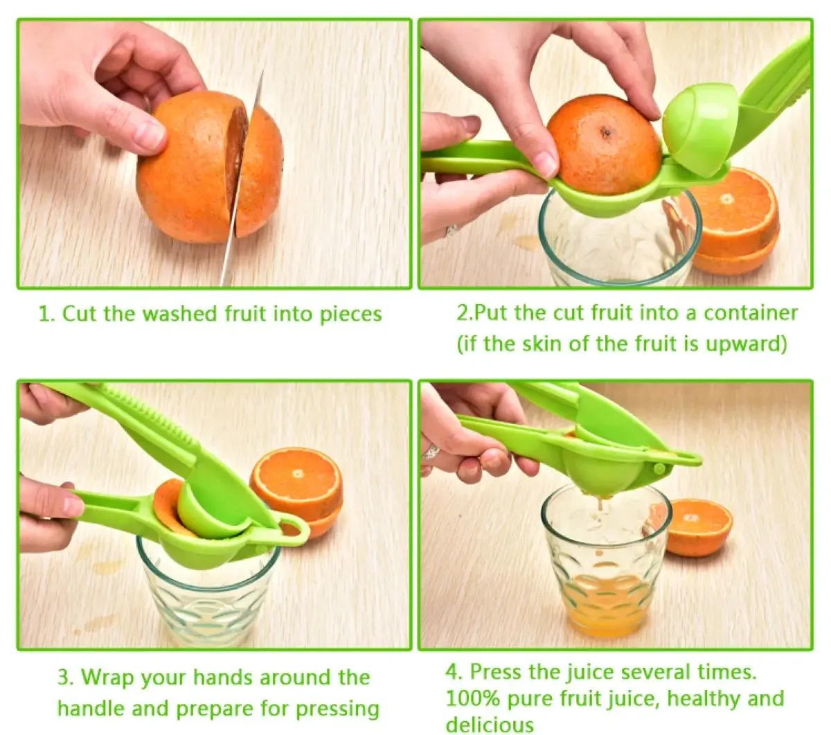 1 PC Home Manual Lemon Squeezer Hand Pressed Orange Fruit Juicer Portable Practical Kitchen Tools Mini Blender