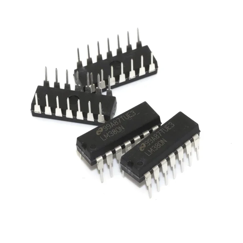 5pcs LM380N LM380 DIP14 audio power amplifier new original authentic support unit device fast delivery