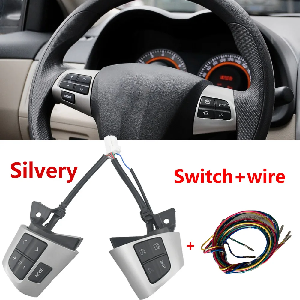 

Auto Steering Wheel Audio Control Button Switch For Toyota RAV4 2011 2012 2013