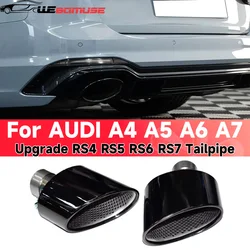 Silenciador de tubo de escape de acero inoxidable para AUDI A4, A5, A6, A7, actualización RS4, RS5, RS6, RS7