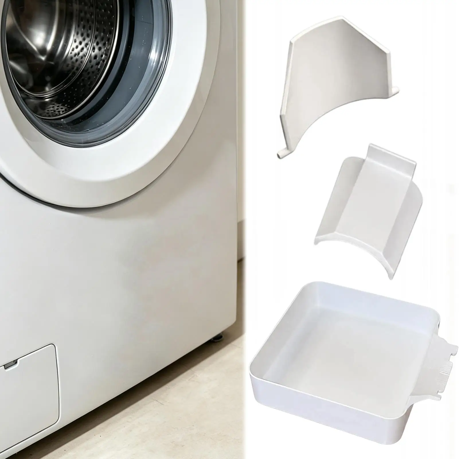 Washing Machine Drip Pan Water Collection Washer Drain Pan Floor Protection Drain Tray for Laundry Dryer Dishwasher Refrigerator