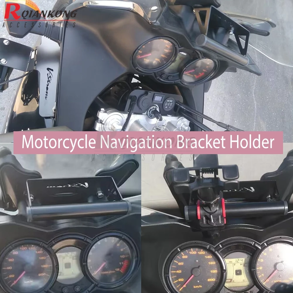 

Smart Phone Stand Holder GPS Navigation Plate Bracket For Suzuki DL1000 DL 1000 Vstrom 1000 V-STROM1000/ABS DL1000/ABS 2002-2012
