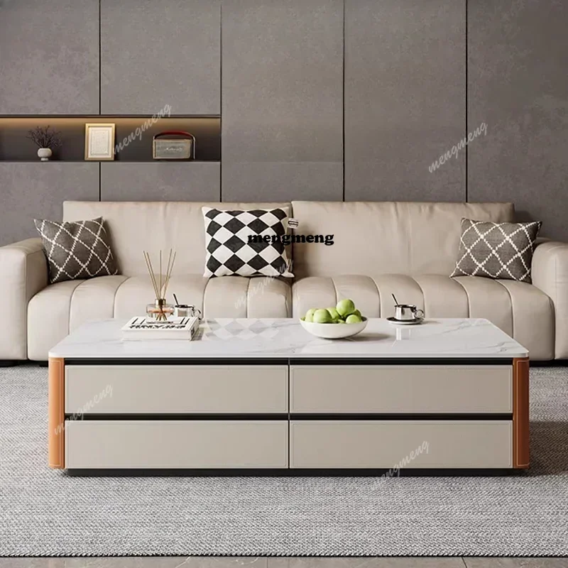 

R Nordic Advanced Coffee Tables Modern Luxury Salon Living Room Coffee Tables Sofa Side Hotel Home Furniture Couchtisch 150