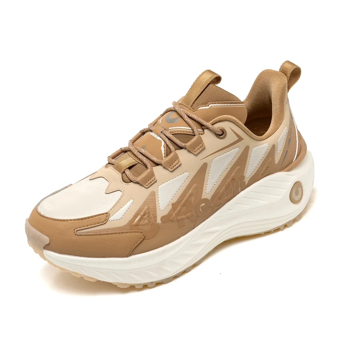ONEMIX Men Women Trail Running Shoes Wearable Anti-Slip Leather Sneakers Support Stable Off Road Sports Shoes Size 47 24210