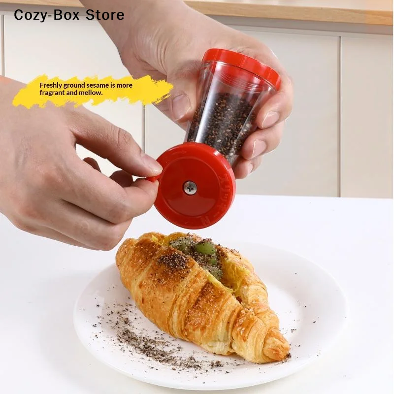 [ZY]Handmade Salt Or Pepper Grinder Manual Sesame Grinder Hand Seasoning Crusher Tool For Home Kitchen Salt Pepper[ZY]
