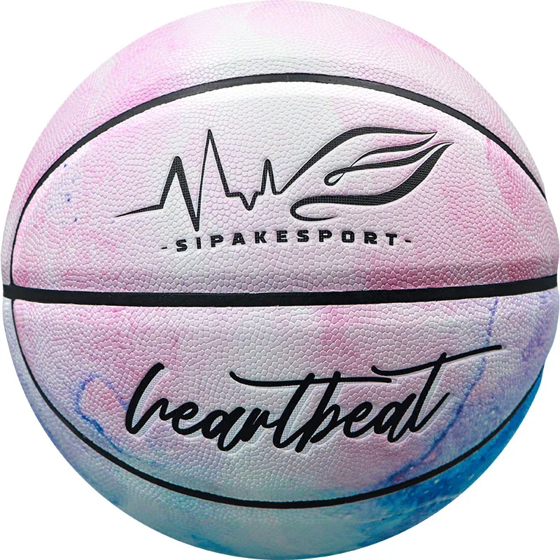 SIPAKE 농구 사이즈 7 청소년 소녀 내마모성 부드러운 가죽 미끄럼 방지, 실내 및 실외 표준 경기 농구