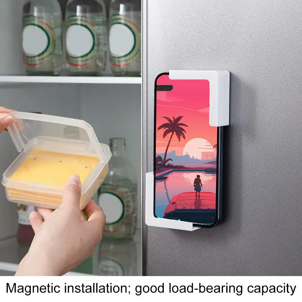 

Multifunctional Phone/Tablet Holder Charging Tablet Bedside Drilling Magnetic Wall Stand Stand Refrigerator No Stand Mounti V2R9