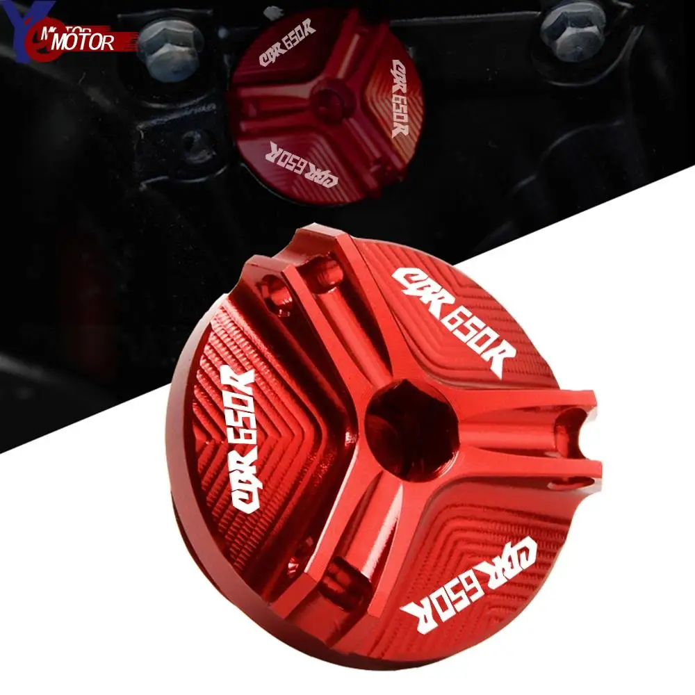 

Красный/черный Новый CNC для HONDA CBR650R 2018-2020 2019 CBR 650 R мотоцикл M20 * 2,5 Алюминиевый Масляный колпачок болт наполнителя