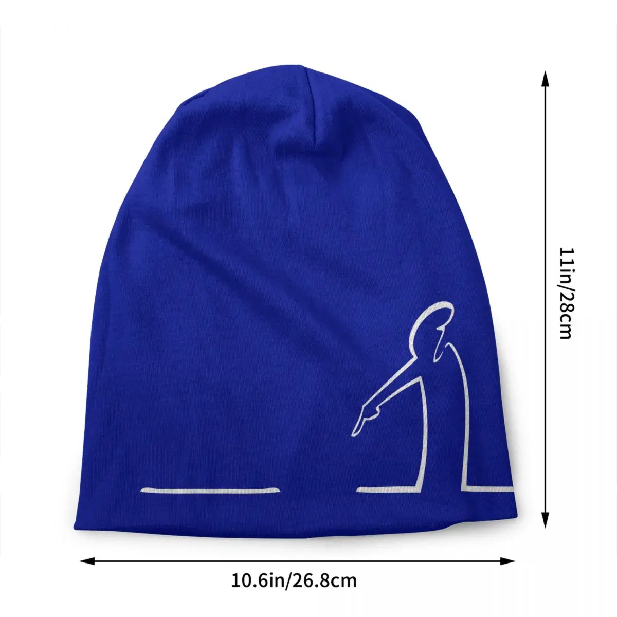 Custom La Linea Bold Minimalist Fun Ride Skullies Beanies Caps Cool Winter Warm Knitted Hats Adult Unisex Bonnet Hats