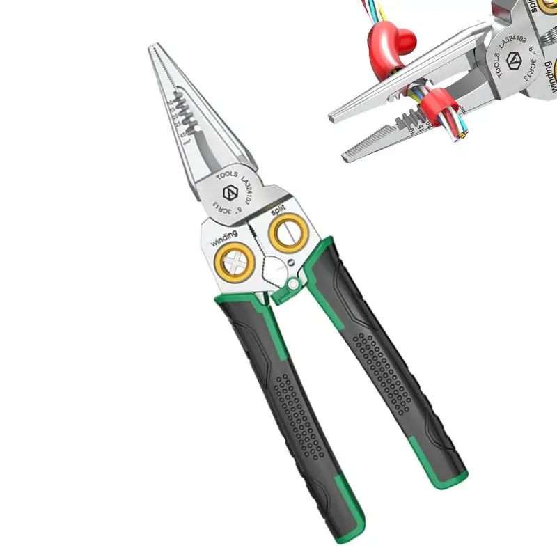 

Wire Stripper Crimper Multifunctional Wire Crimping Tool Wire Stripping Tool Wire Twisting Tool Crimping Pliers With Comfortable