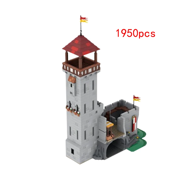 Spot MOC-138457 piccole particelle assemblate blocchi di costruzione castello architettura serie Puzzle assemblato giocattoli per bambini modello fai da te