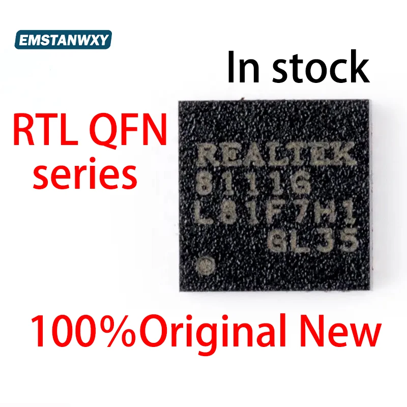 RTL8211F RTL8111F RTL8111G RTL8111H RTL 8211FS RTL8821CS RTL8125BG RTL8723D RTL8201F VB CG Ethernet Controller Chip IC QFN 32 48